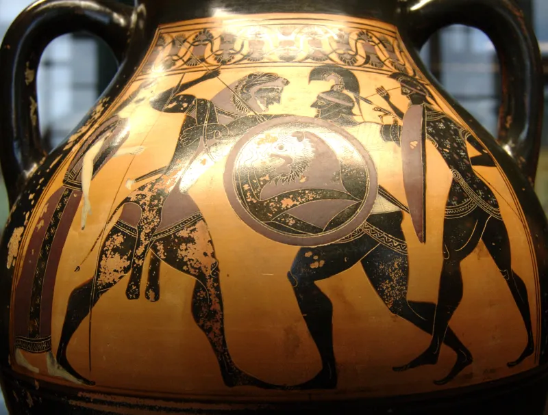 Herakles Kyknos Louvre 