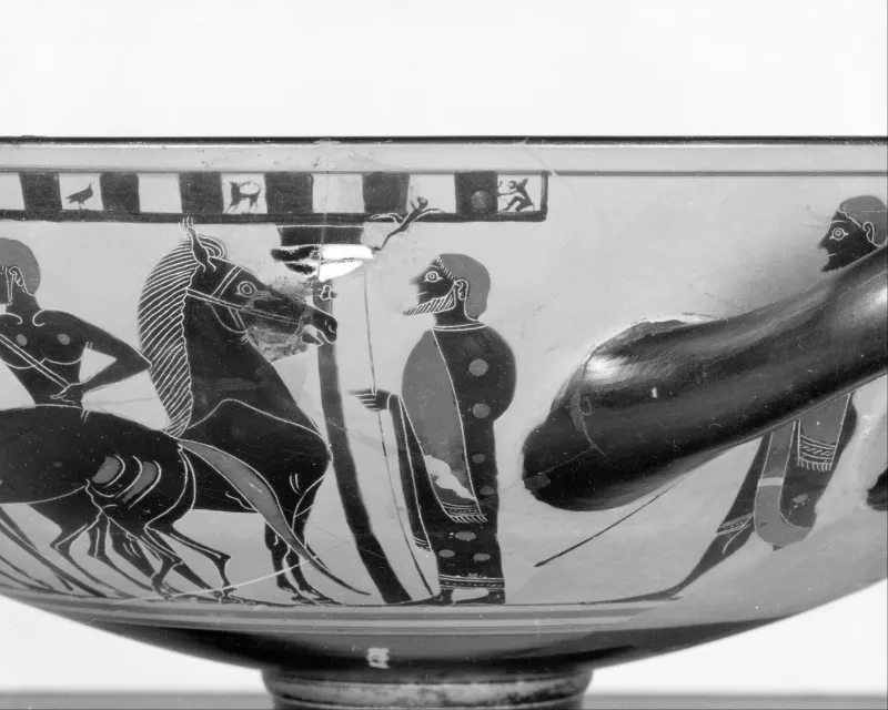 Terracotta Kylix (Drinking Cup) Met 
