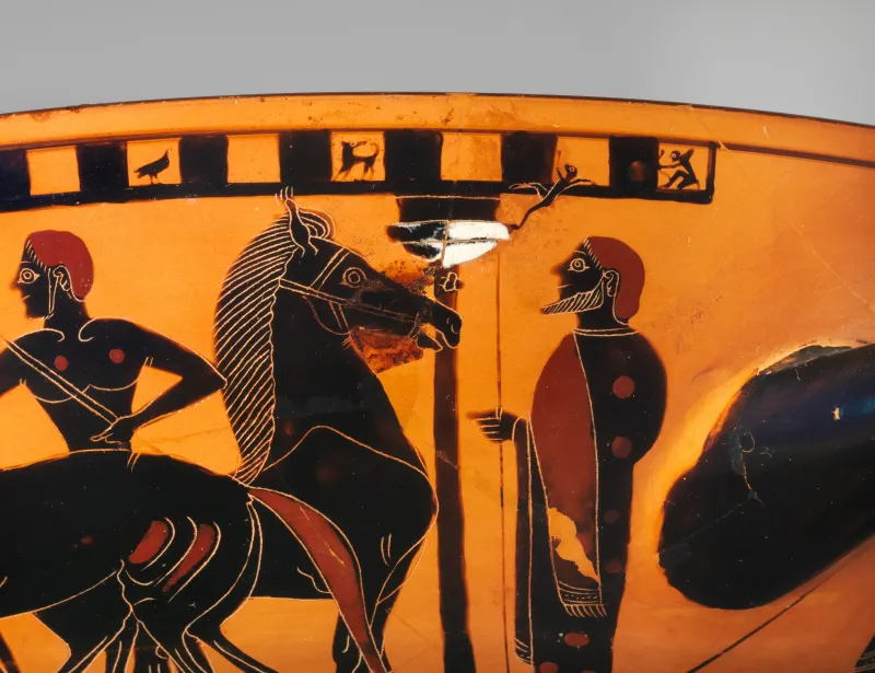 Terracotta Kylix (Drinking Cup) Met 