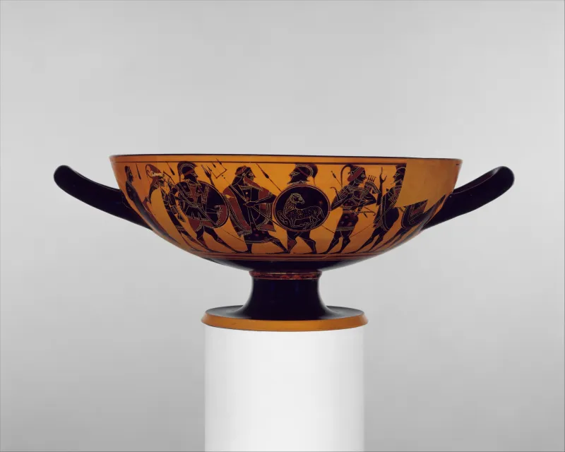 Terracotta Kylix (Drinking Cup) Met 