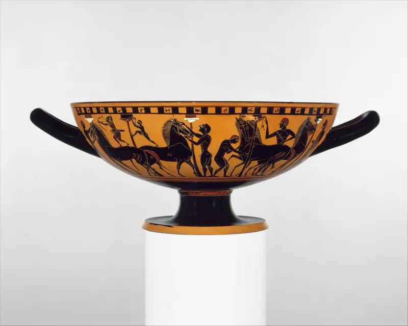 Terracotta Kylix (Drinking Cup) Met 