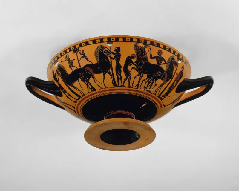 Terracotta Kylix (Drinking Cup) Met 