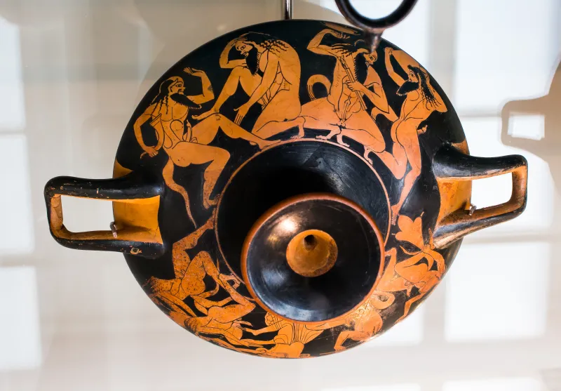 Ambrosios Painter Arv 173 3Bis Hoplitodromos - Satyrs And Maenad 