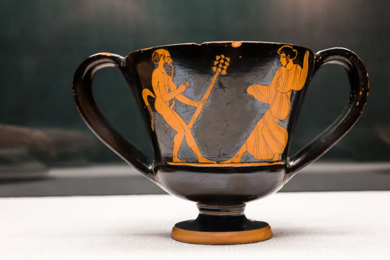 Amphitrite Painter Arv 832 38 Satyr And Maenad - Maenad And 