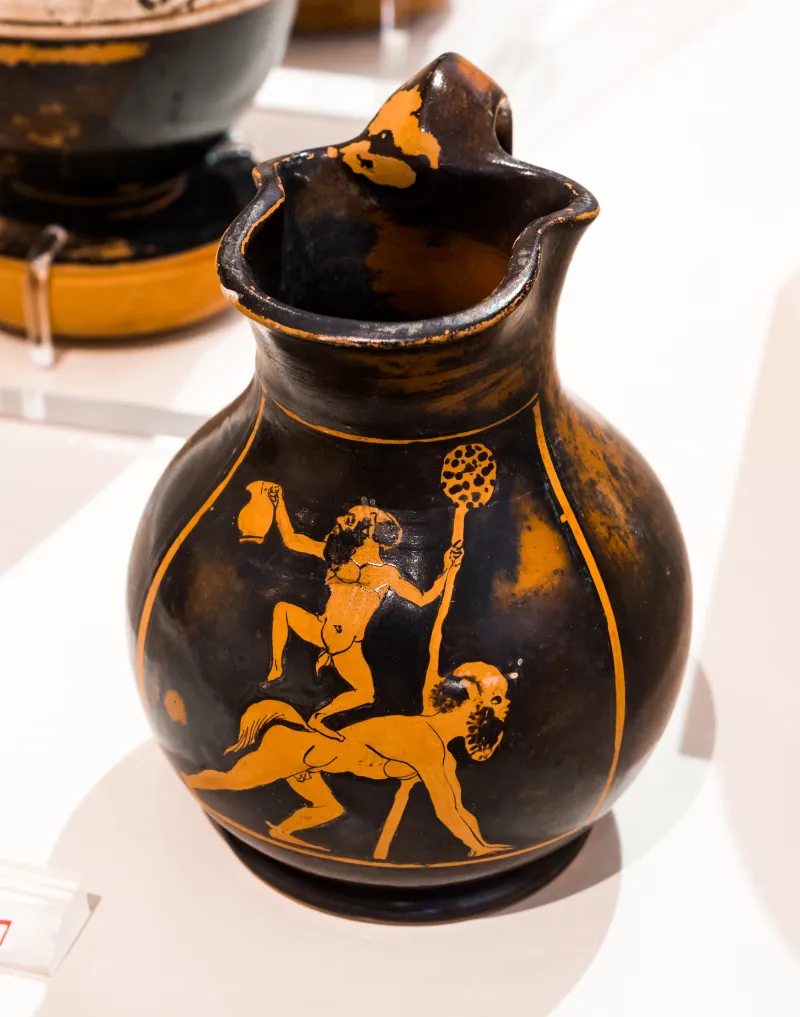 Amphitrite Painter - Arv 833 40 - Satyrs - Athens Nam 12139 - 