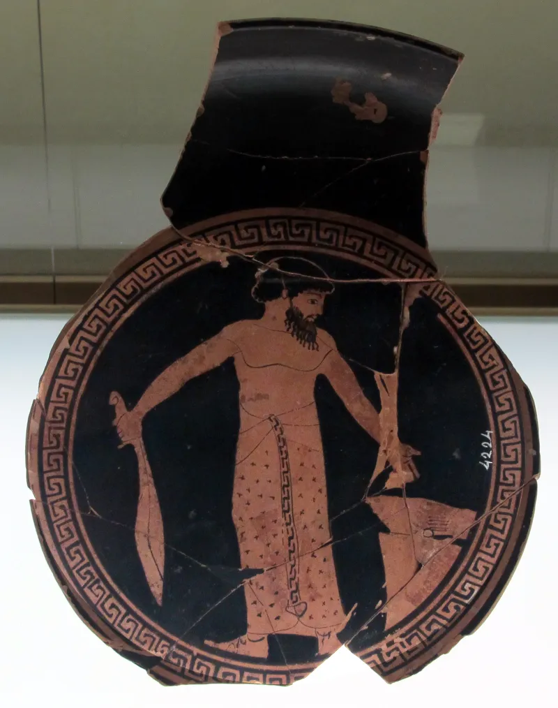 Pittore Di Ancona, Di Kylix Con Sacerdote, 460-50 