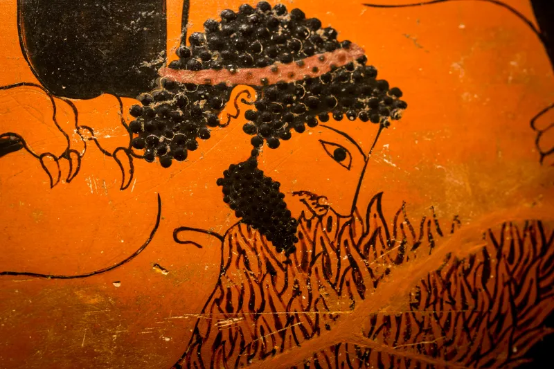 Andokides Painter Arv 4 8 Herakles And The Lion - Achilles And Ajax Playing 