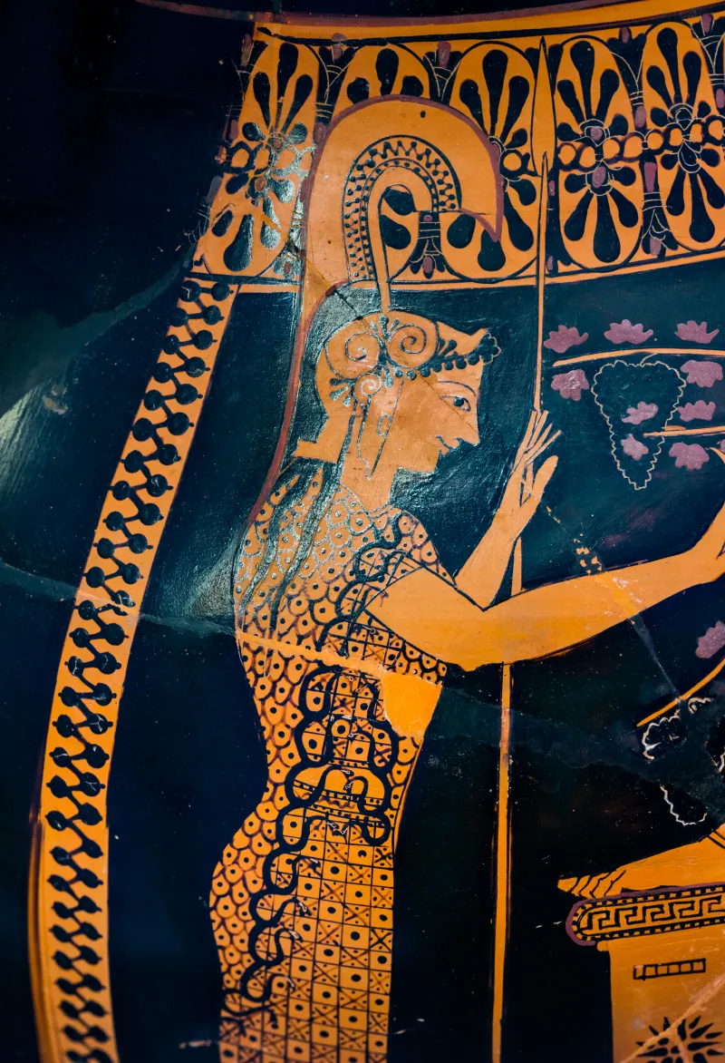 Andokides Painter Arv 4 9 Herakles Reclining With Athena 
