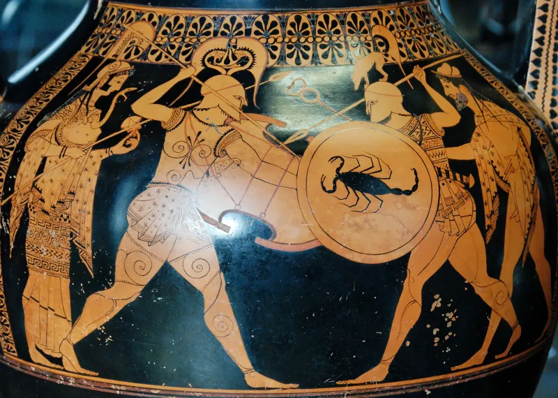Fight Andokides Louvre 