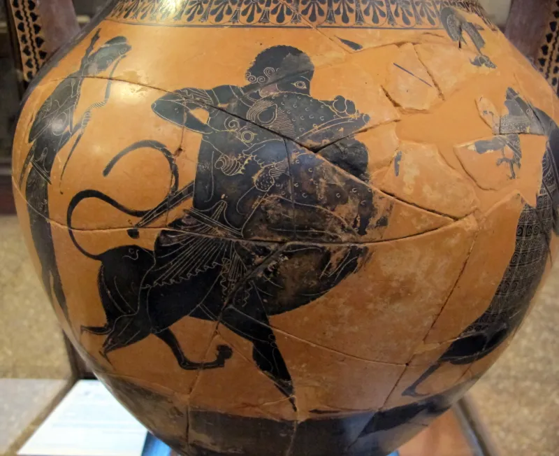 Pittore Di Andokides, Anfora Bilingue, 530-520 