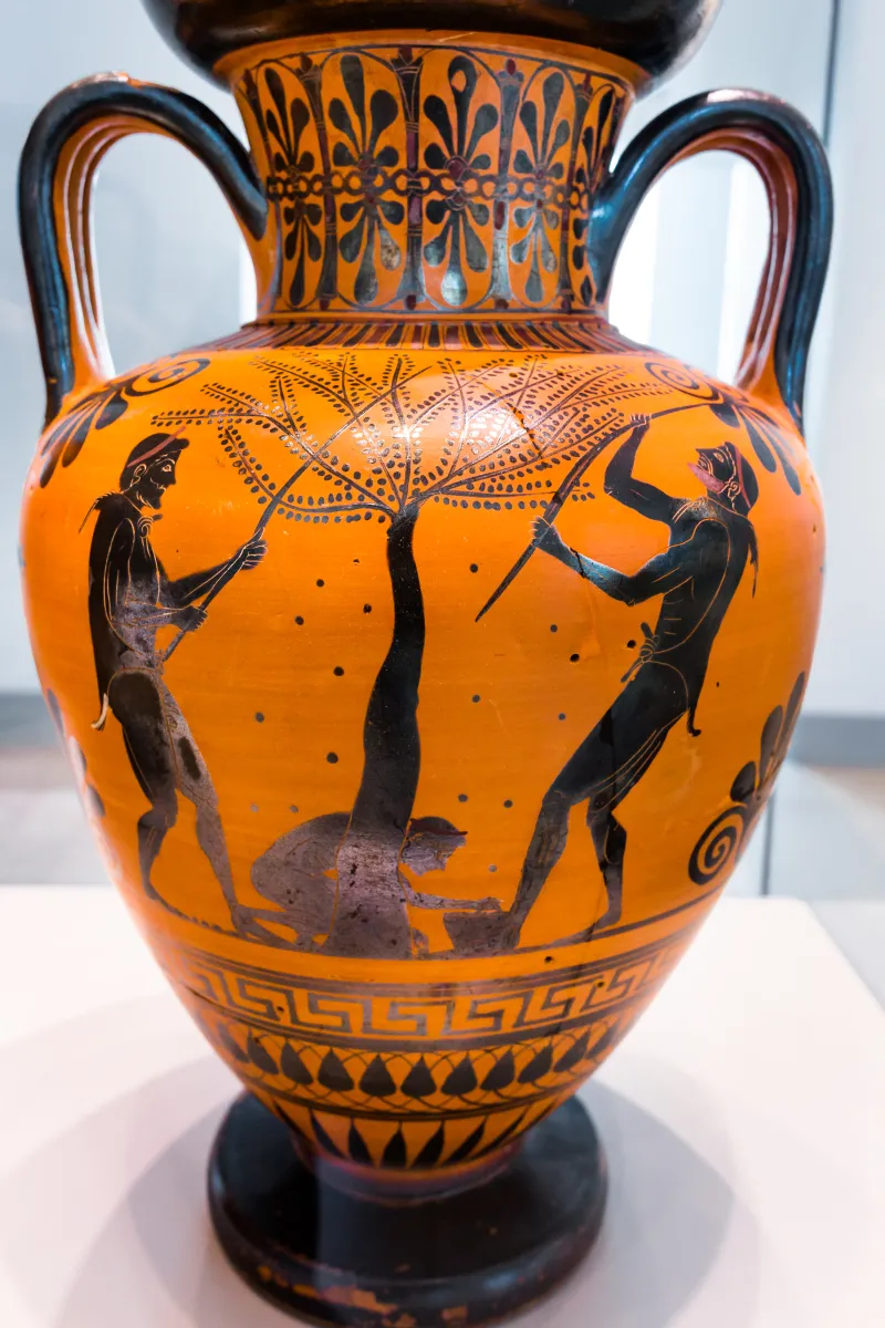 Antimenes Painter - Abv 270 50 - Herakles And The Boar - Olive Gathering - Berlin As F 1855 - 