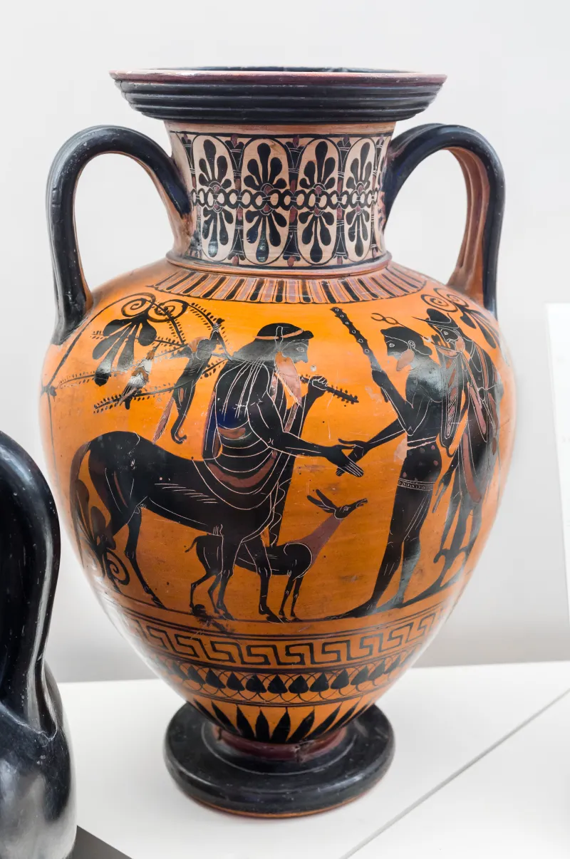Antimenes Painter - Abv 270 63 - Herakles And Pholos - Gods - Roma Mnevg 50626 - 