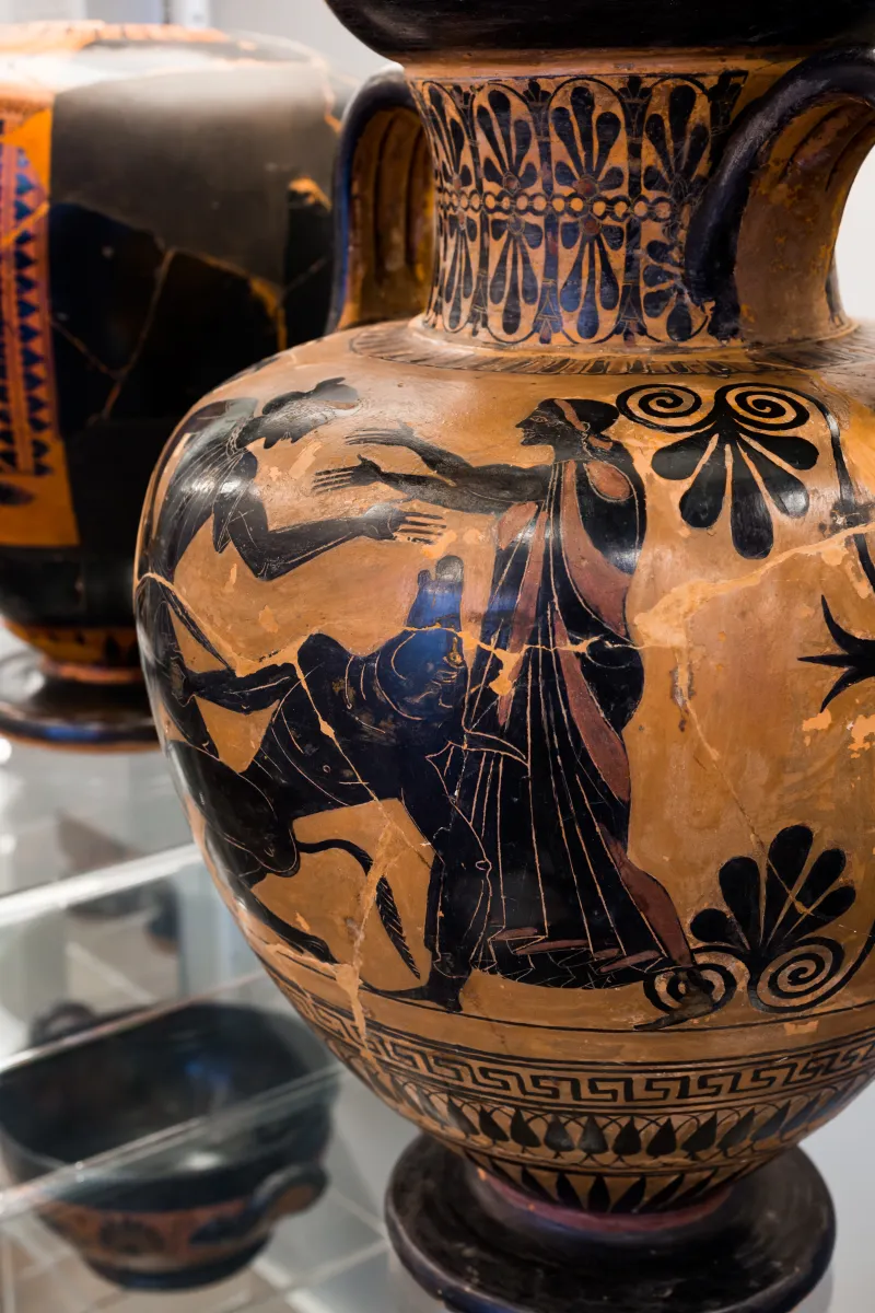 Antimenes Painter - Abv 271 82 - Theseus And The Minotauros - Frontal Chariot - Frankfurt Am Β 326 - 