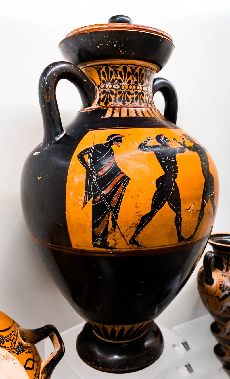 Antimenes Painter - Abv 274 Extra - Athena Promachos - Boxers - Roma Mnevg 63573 - 