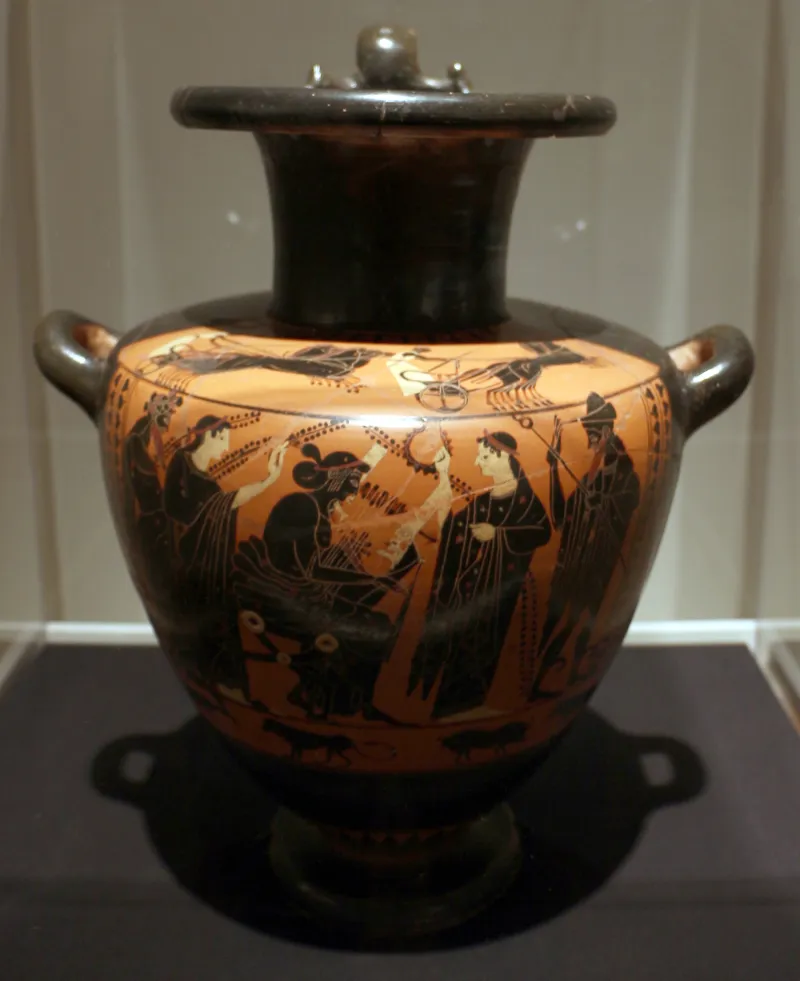 Cerchia Del Pittore Di Antimene, Hydria, Attica 525 Ac 