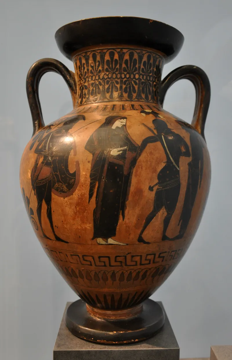 Helena Und Menelaos Amphora Antimenes-Maler 