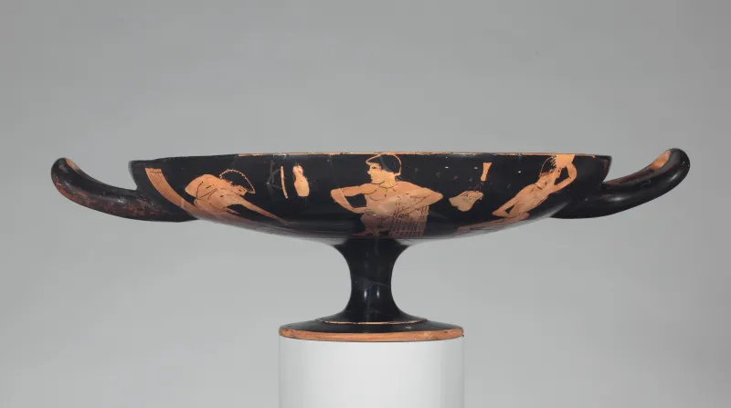 Terracotta Kylix (Drinking Cup) Met 