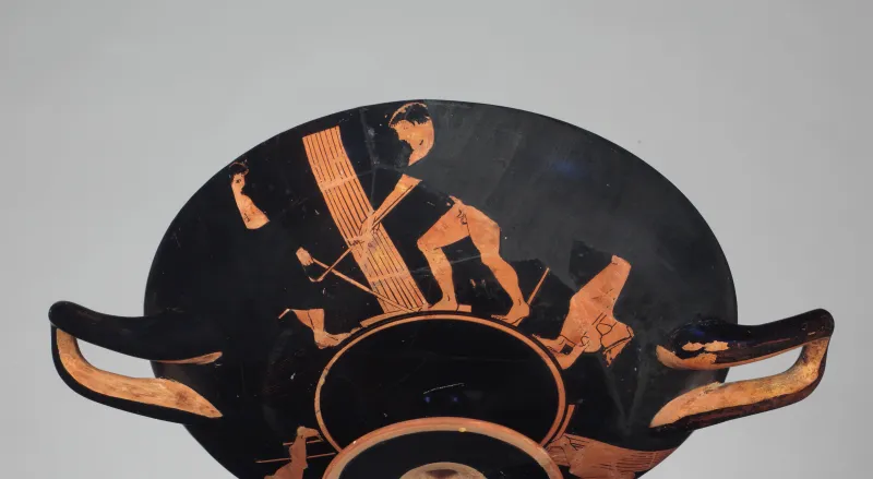 Terracotta Kylix (Drinking Cup) Met 