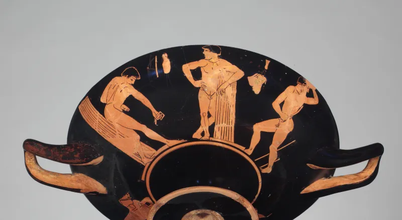 Terracotta Kylix (Drinking Cup) Met 