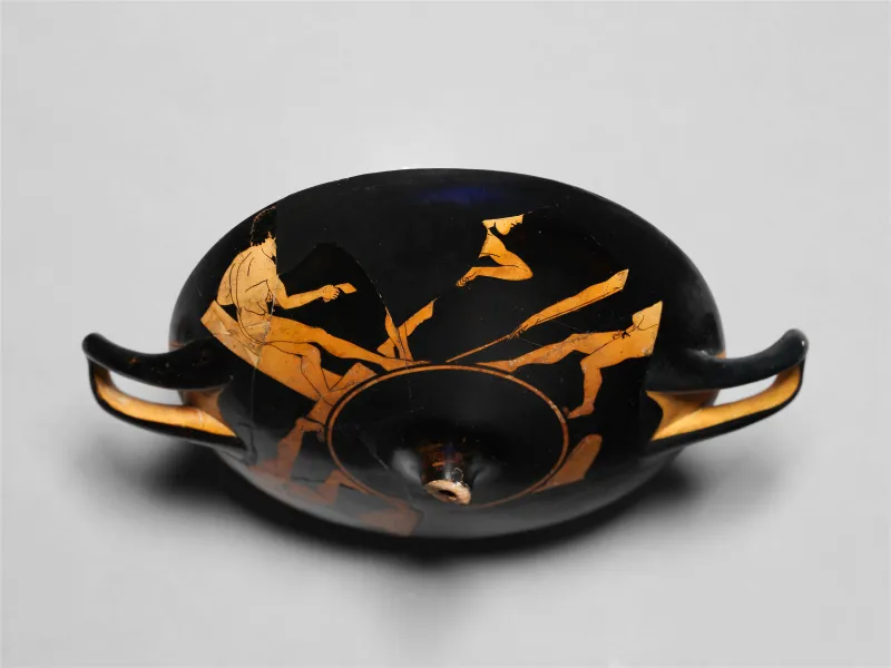 Terracotta Kylix (Drinking Cup) Met 