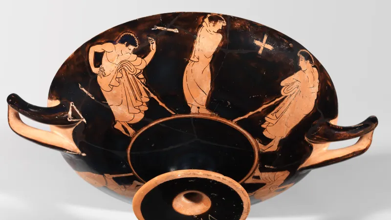Terracotta Kylix (Drinking Cup) Met 