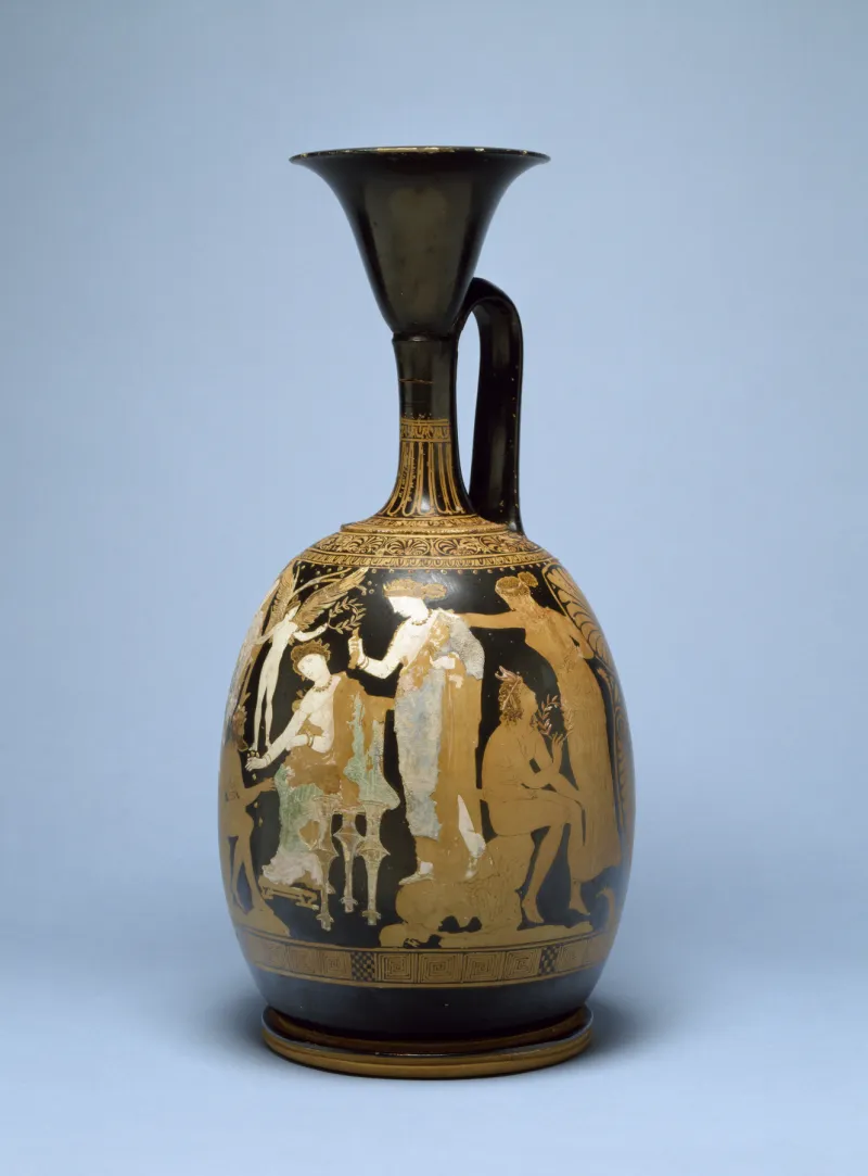 Apollonia Painter - Red-Figure "Kerch"-Style Lekythos - Walters 4884 - 
