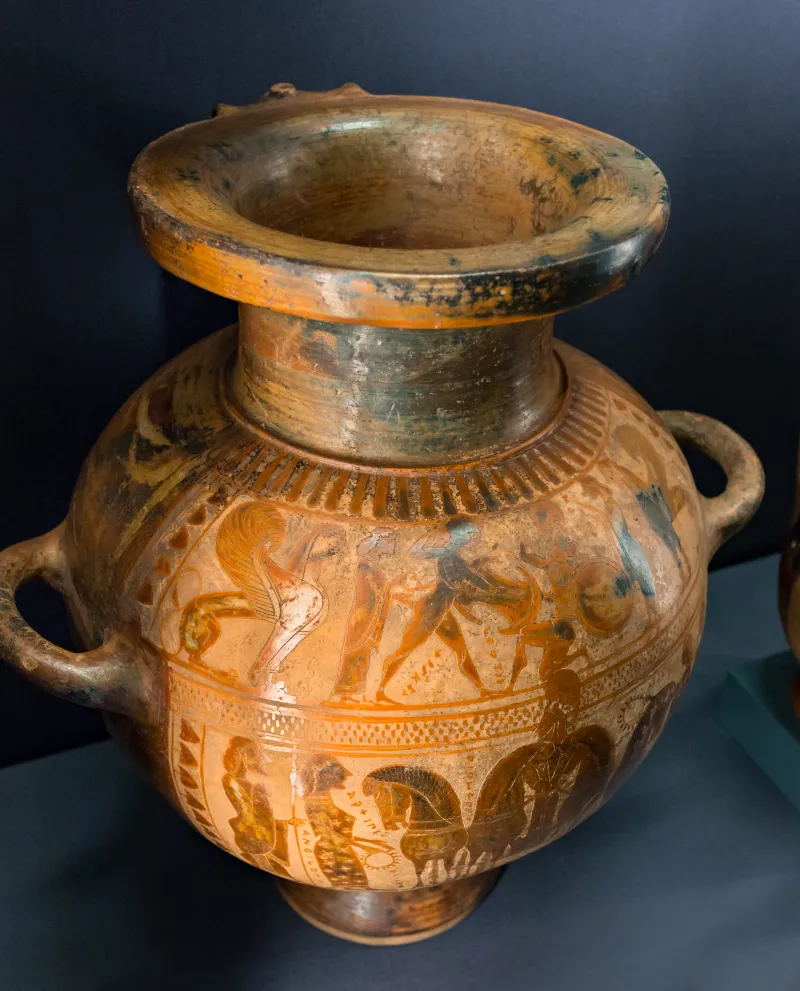 Archippe Painter - Abv 106 1 - Fight - Diomedes In Chariot - Wien Khm As Iv 3613 - 