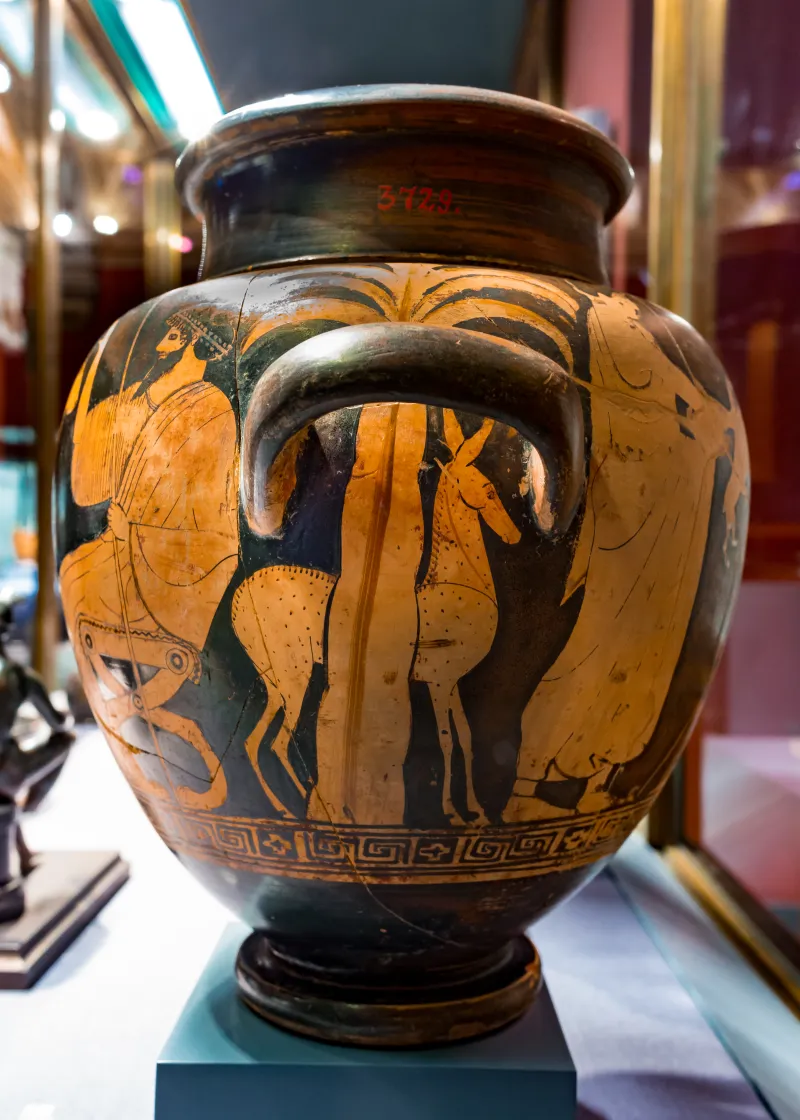 Argos Painter - Arv 288 1 - Hermes Liberating Io From Argos - Youths And Man - Wien Khm As Iv 3729 - 