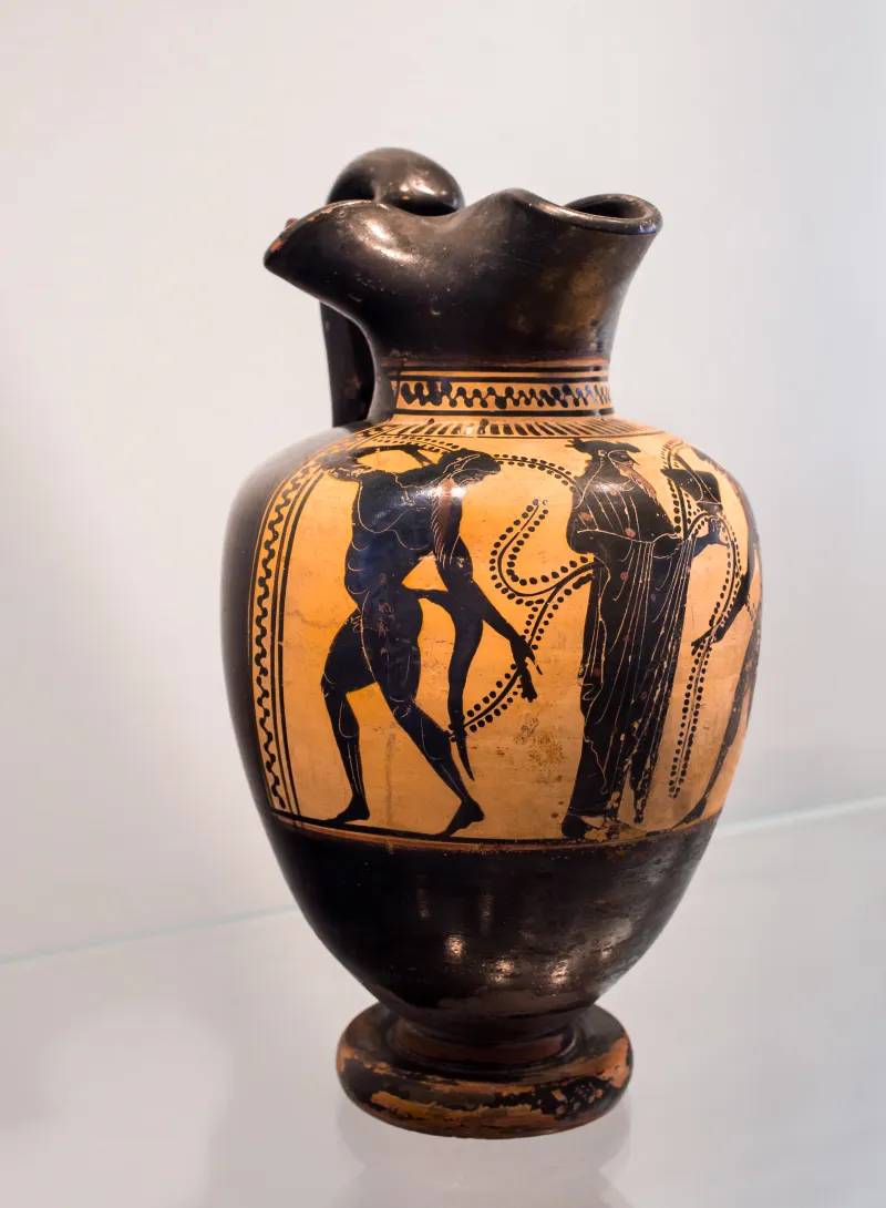 Not Far From The Athena Painter - Abv 526 1 - Dionysos And Satyrs - København Ncg 2673 - 