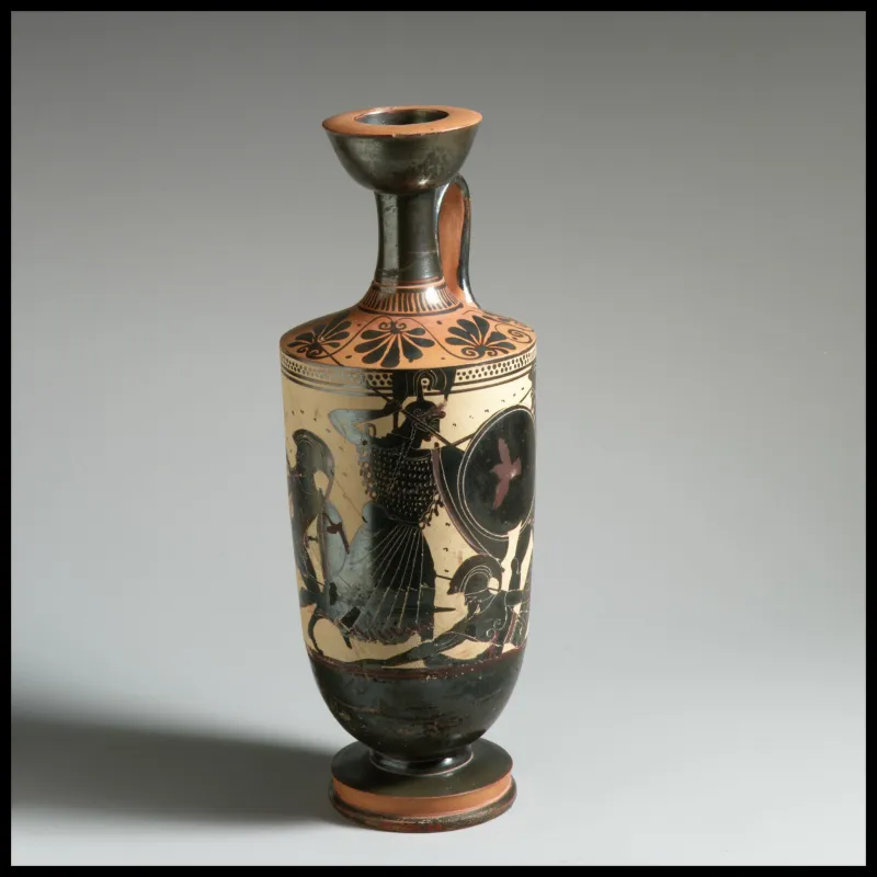 Terracotta Lekythos (Oil Flask) Met 