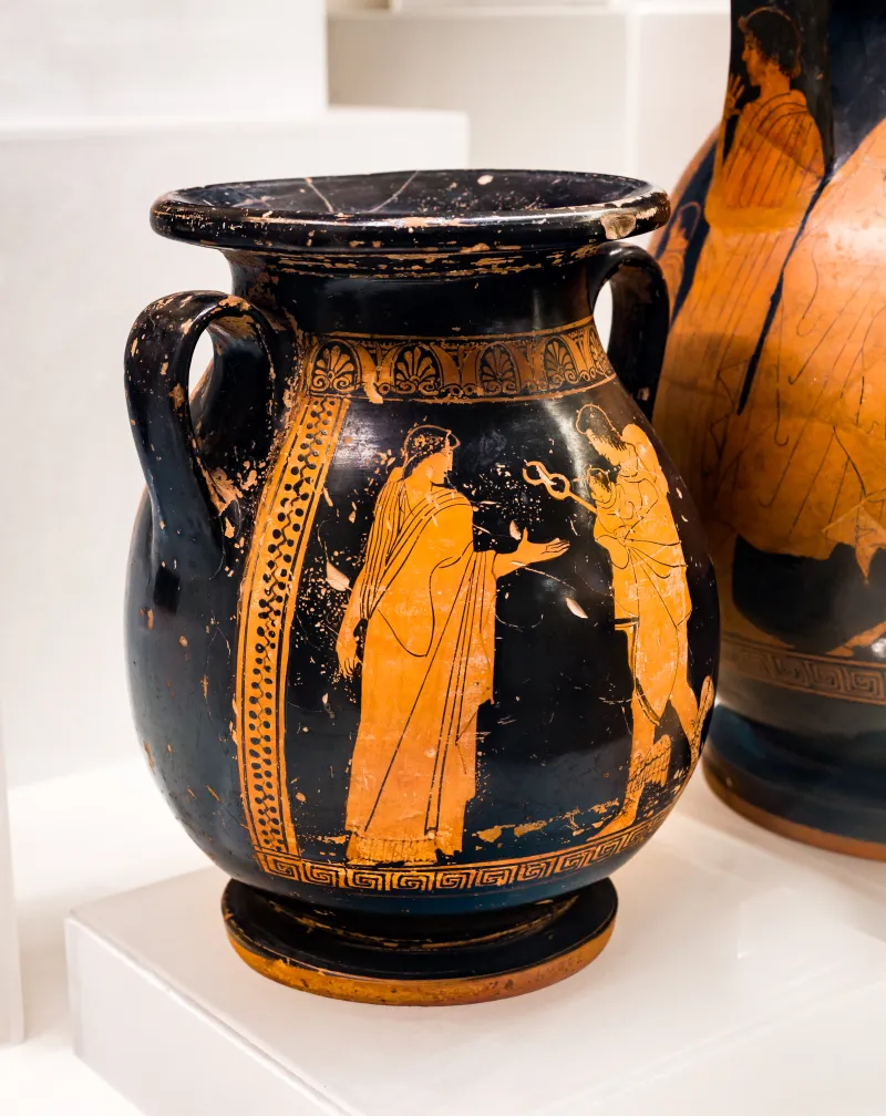 Barclay Painter - Arv 1067 8 - Hermes Bringing The Infant Dionysos To A Nymph - Draped Youths - Roma Mnevg 49002 - 