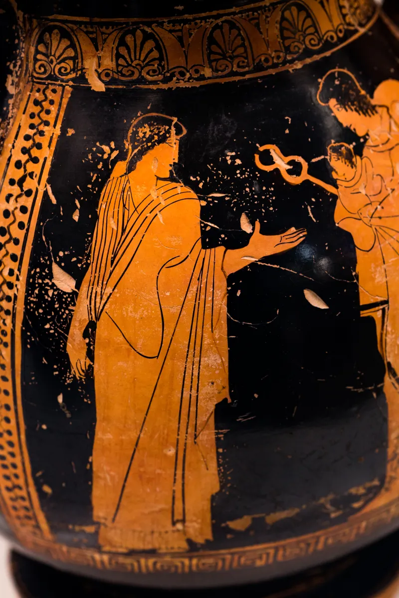 Barclay Painter - Arv 1067 8 - Hermes Bringing The Infant Dionysos To A Nymph - Draped Youths - Roma Mnevg 49002 - 