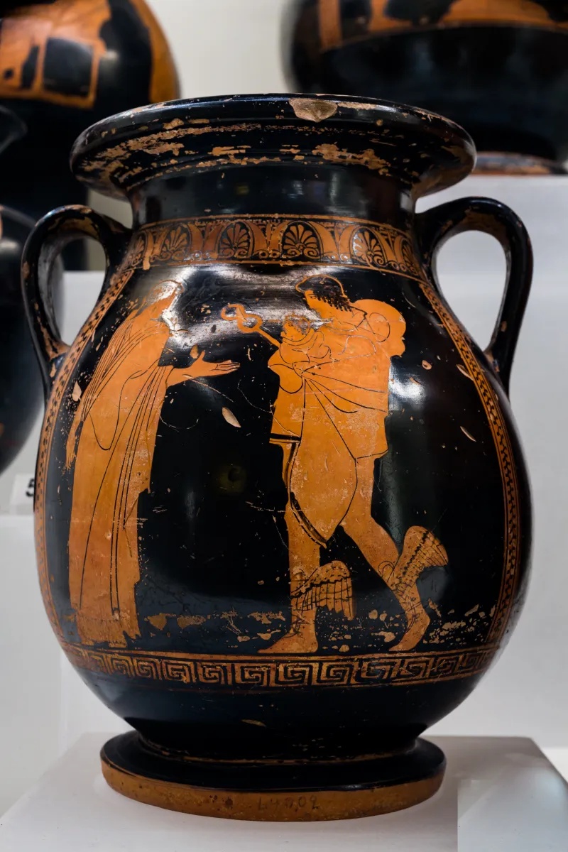 Barclay Painter - Arv 1067 8 - Hermes Bringing The Infant Dionysos To A Nymph - Draped Youths - Roma Mnevg 49002 - 