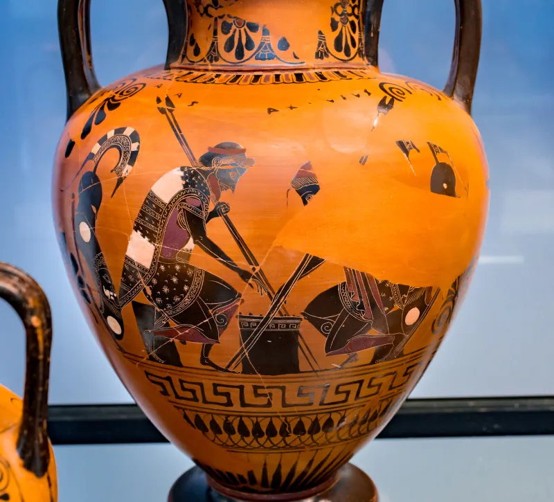 Bareiss Painter - Abv Extra - Ajax And Achilles Playing - Herakles And The Amazons - München As 1567 - 