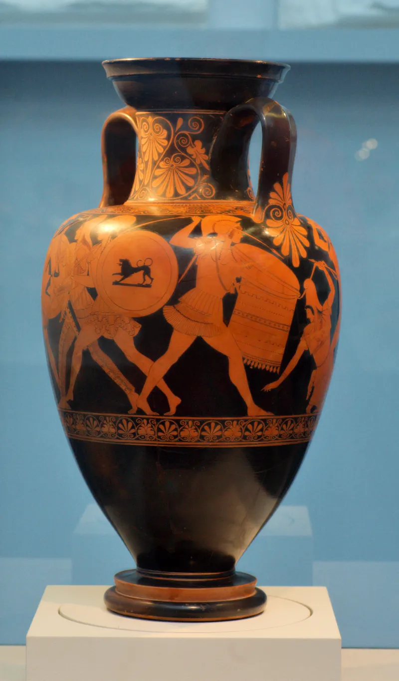 Amphora 490 Bc Amazons Fighting Staatliche Antikensammlungen Starke Frauen 