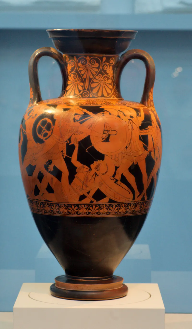 Amphora 490 Bc Amazons Fighting Staatliche Antikensammlungen Starke Frauen 