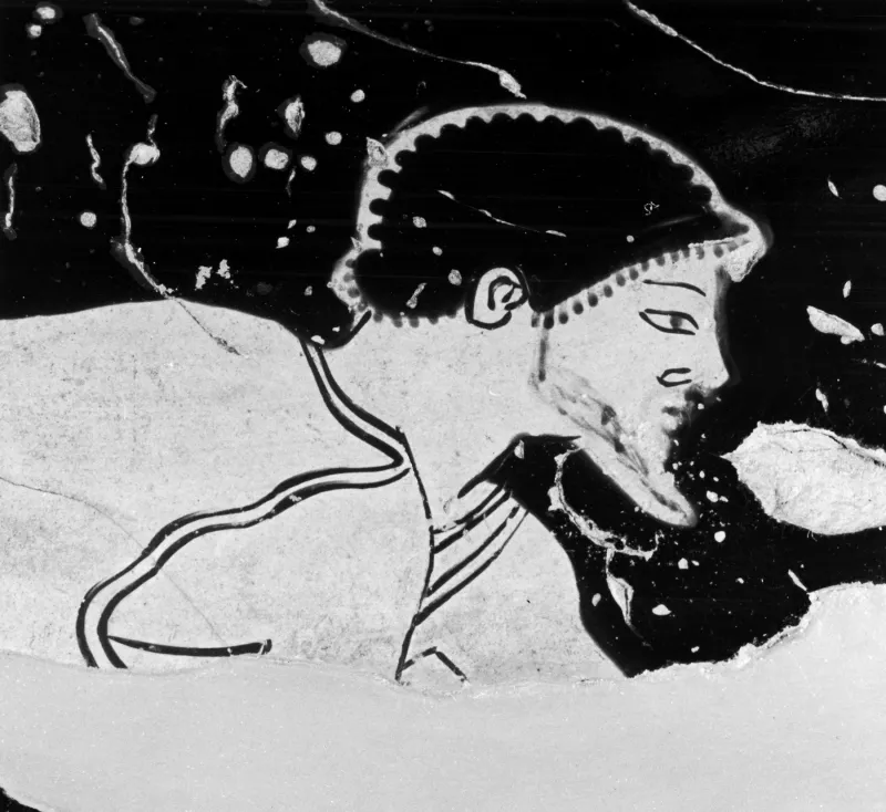 Berlin Painter - Amphora With Chariot And Driver - Walters 482235 - Side A Detail 
