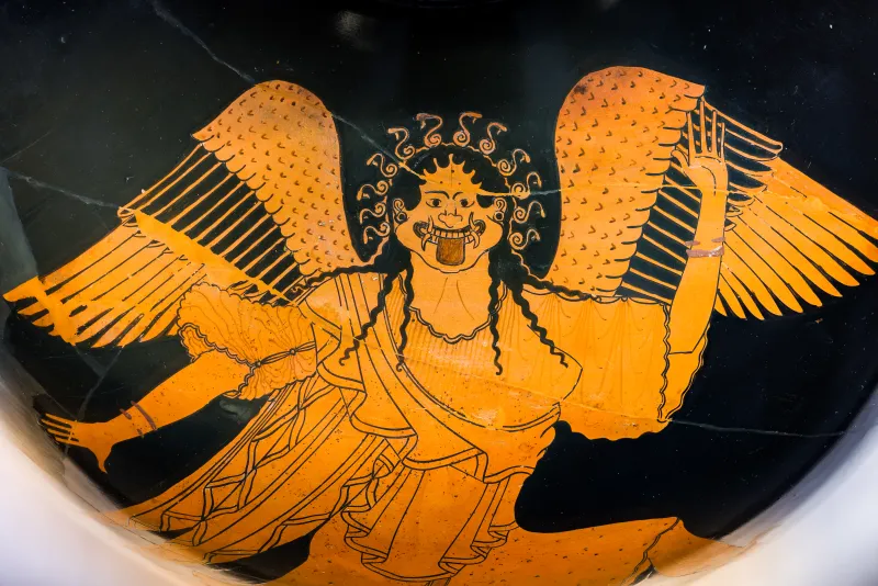 Berlin Painter - Arv 197 11 - Gorgo Pursuing Perseus - München As 2312 - 