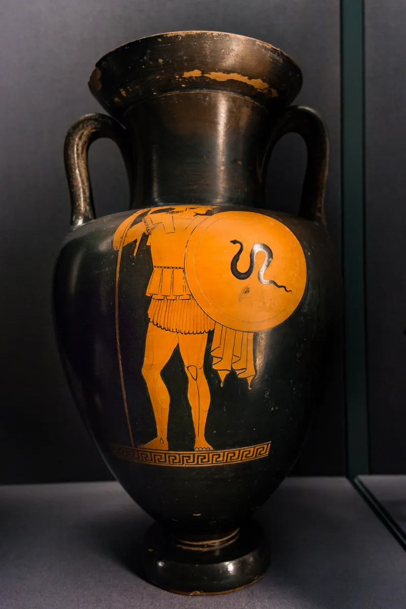 Berlin Painter - Arv 201 67 - Young Hoplites - Wien Khm As Iv 654 - 