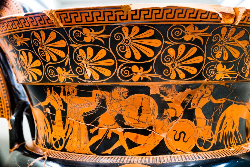 Berlin Painter - Arv 206 131 - Herakles And Kyknos - Athletes - Hoplite - Amazon - Roma Mnevg V 99 - 