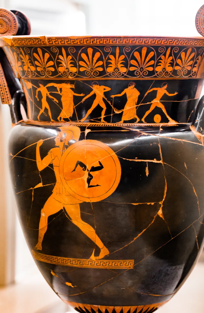 Berlin Painter - Arv 206 131 - Herakles And Kyknos - Athletes - Hoplite - Amazon - Roma Mnevg V 99 - 