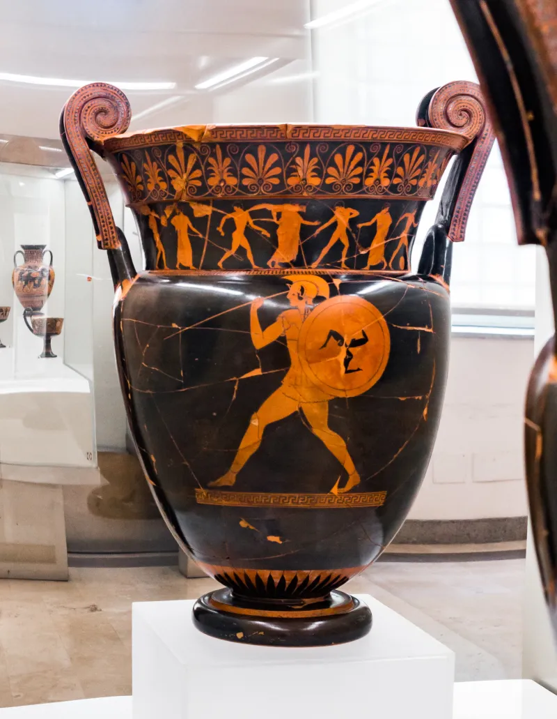 Berlin Painter - Arv 206 131 - Herakles And Kyknos - Athletes - Hoplite - Amazon - Roma Mnevg V 99 - 