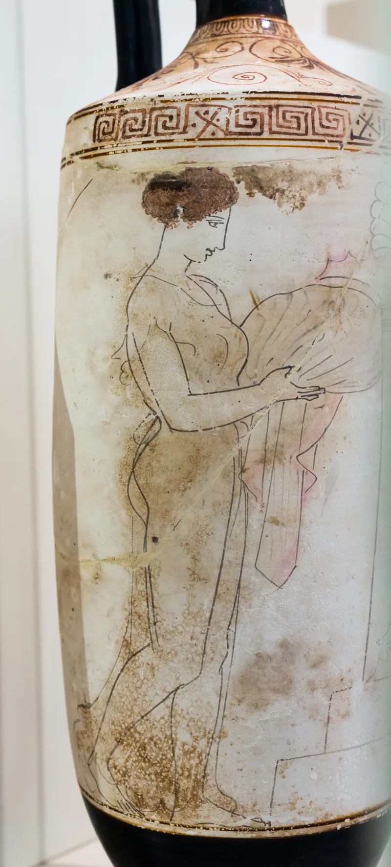 Bird Painter - Arv 1687 1 - Woman And Young Warrior At Tomb Stele - Athens Nam 19333 - 