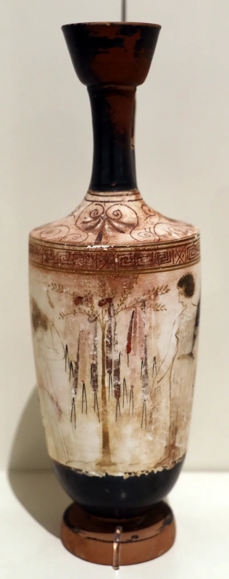 Periodo Classico, Lekythos A Sfondo Bianco Con Visita E Compianto Presso Una Tomba, Da Anavyssos, Bird Painter, 430-420 