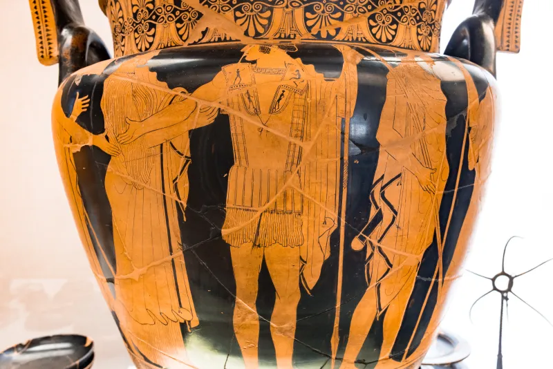 Boreas Painter - Arv 536 4 - Neoptolemos Departing From Skyros - Ferrara Man 44701 - 