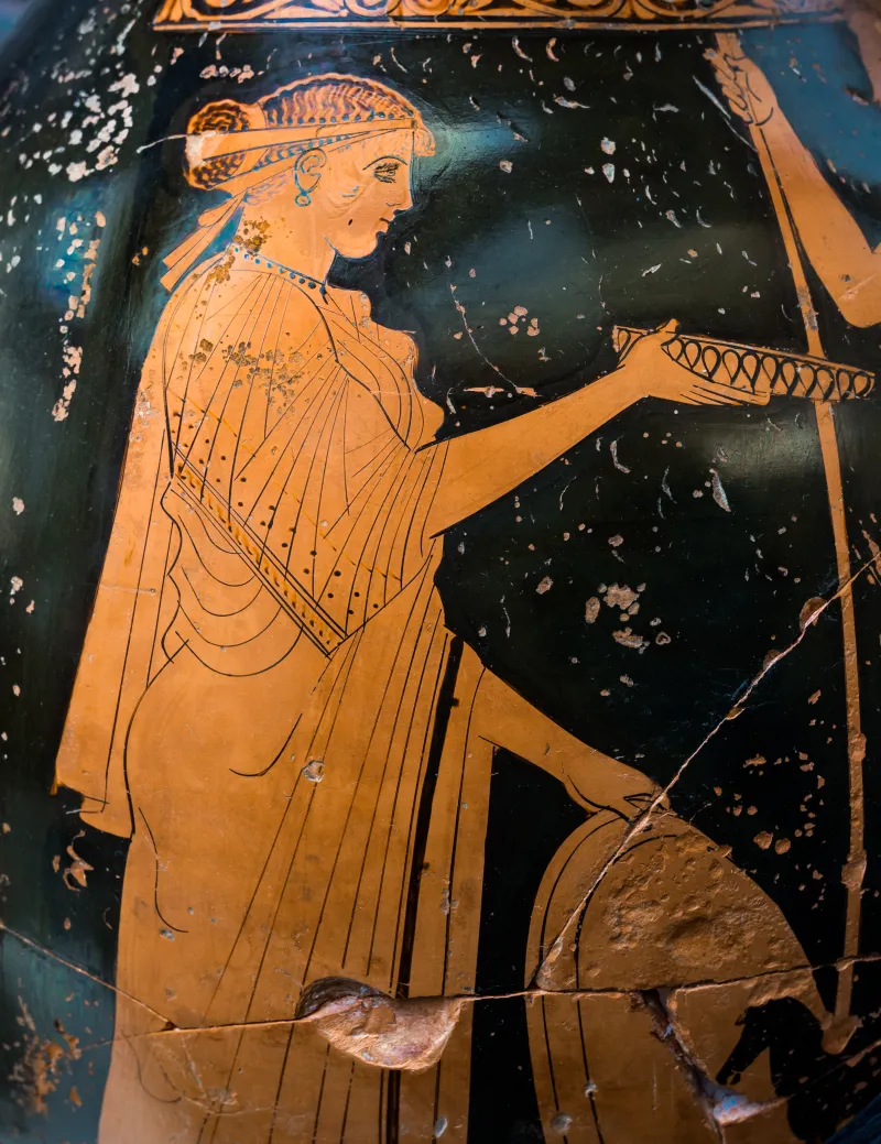 Boreas Painter - Arv 539 42 - Hoplite Departing - Man And Youth - Roma Mnevg - 