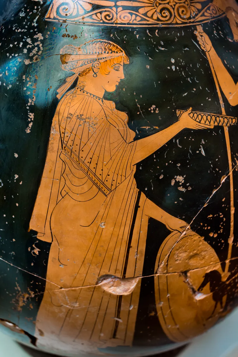 Boreas Painter - Arv 539 42 - Hoplite Departing - Man And Youth - Roma Mnevg - 