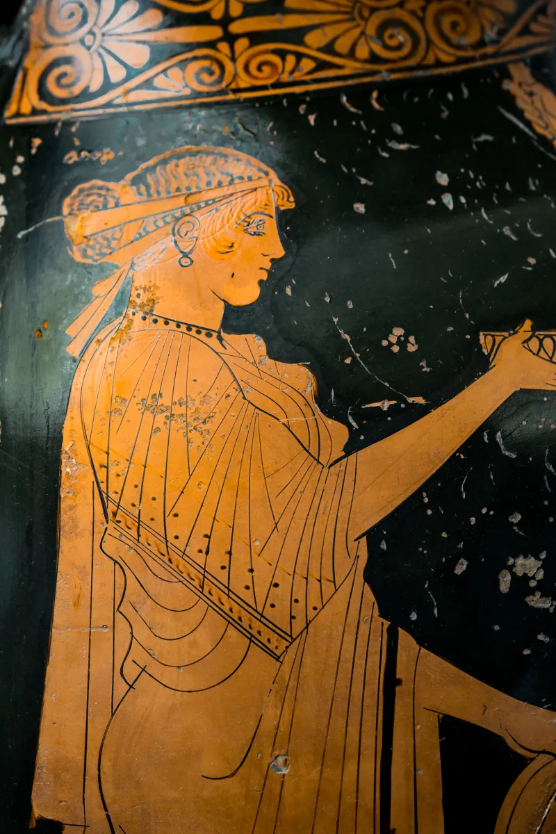 Boreas Painter - Arv 539 42 - Hoplite Departing - Man And Youth - Roma Mnevg - 