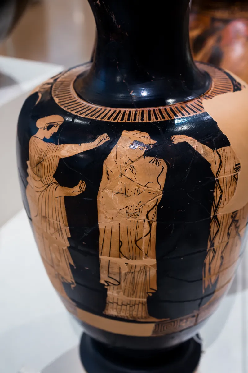 Boreas Painter - Arv 539 44 - Bride With Attendants And Man - Athens Nam 15404 - 