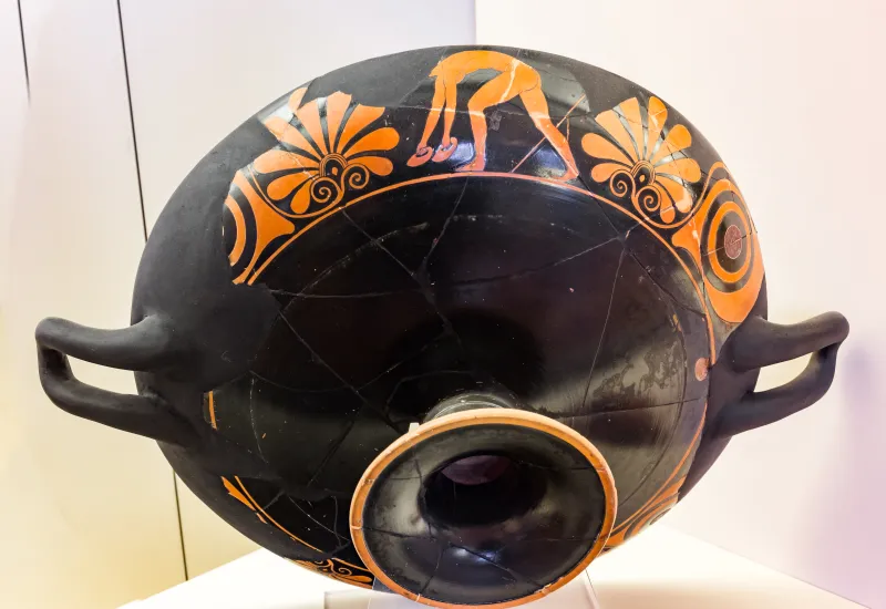 Bowdoin-Eye Painter - Arv 167 7 - Youth With Wineskin And Oinochoe - Athlete With Halteres - Athlete With Pick - Roma Mnevg 50448 - 
